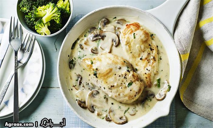 دجاج بالكريمة - وصفات سهلة وسريعة